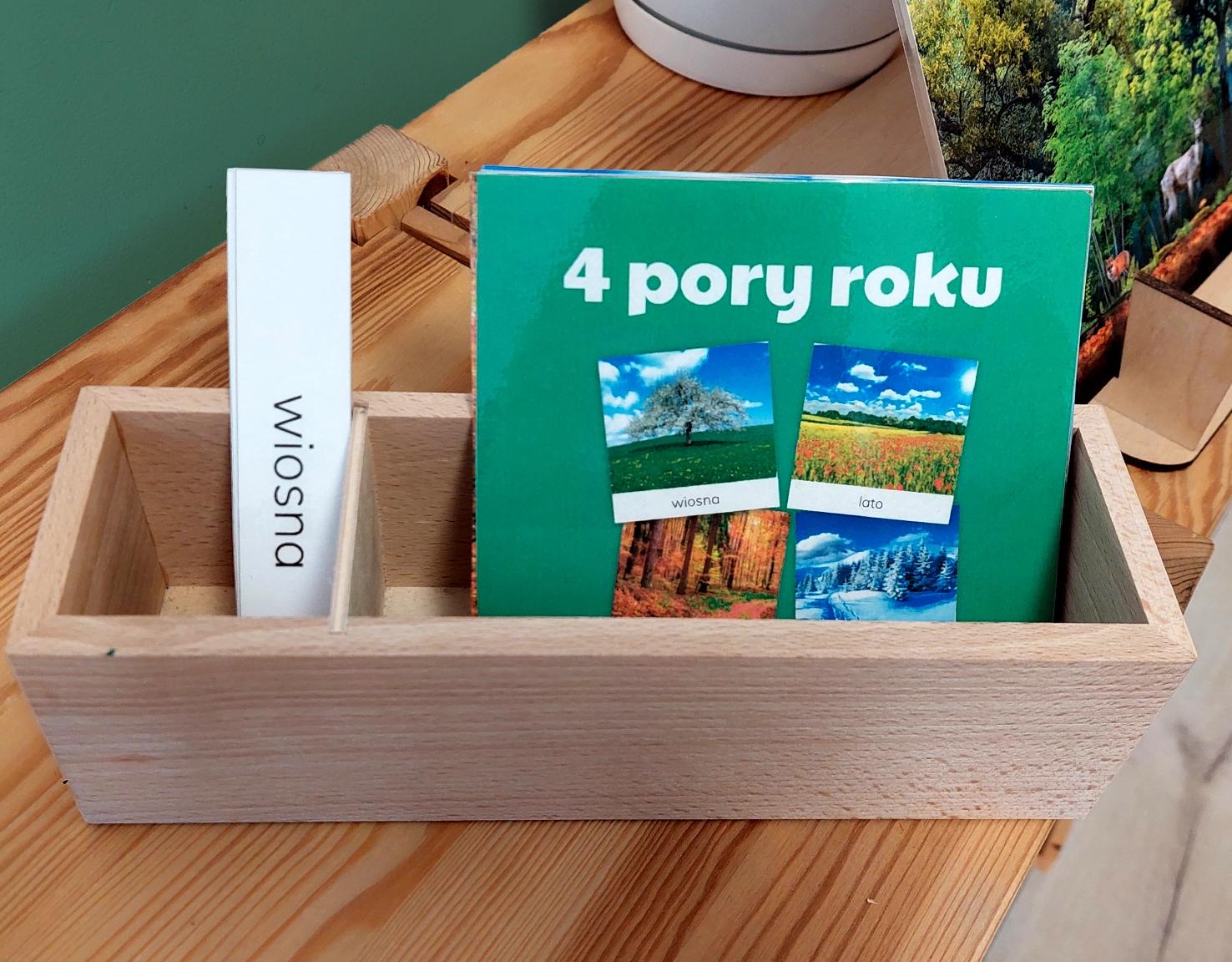 4 pory roku – karty trójdzielne | Sprawdź szczegóły i zamów online ...